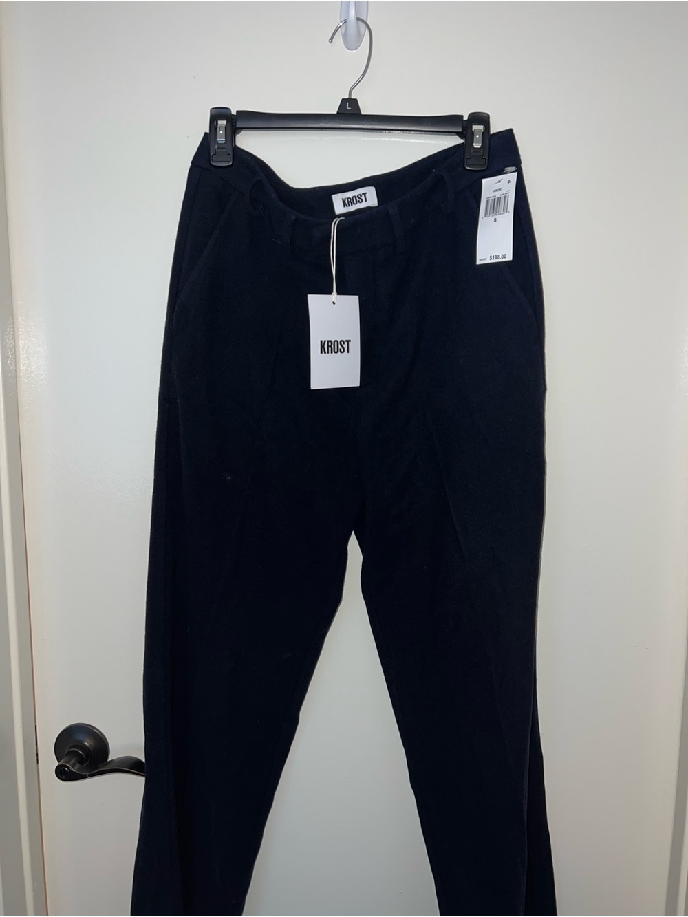 Ost Black Men's Dress Trousers